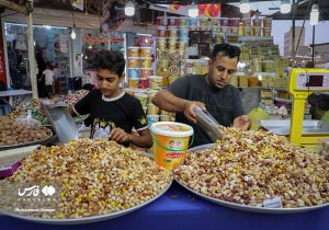 بازار اهواز درشب عید فطر/گزارش تصویری