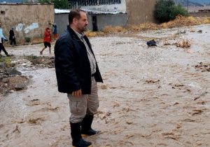 مدیریت میدانی استاندار در بارندگی شدید یاسوج/تلفات جانی گزارش نشده است+تصاویر