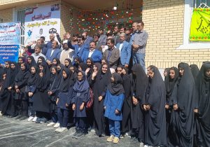 گزارش  کامل از افتتاحیه مدرسه ۶ کلاسه دهستان درغک+فیلم و عکس