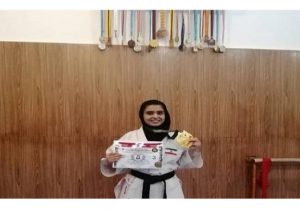 دختر کاراته‌کای قهرمان جهان شد