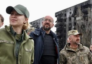 اتهام زنی رئیس شورای اروپا به روسیه در بدو ورود به کی‌یف