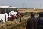 انحراف اتوبوس زائرین کربلا در محور آبادان – ماهشهر/ ۱۸ مصدوم داشت