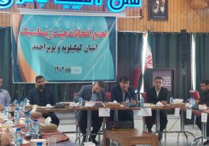 انتخاب رئیس هیات ژیمناستیک استان