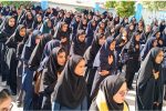 آئین زنگ مهر و مقاومت در مدارس دیشموک+فیلم و عکس