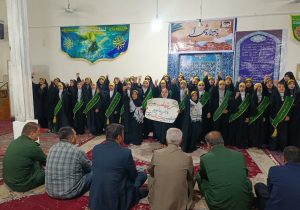 طنین نام شهدا در مسجد امام جعفر صادق (ع) دهدشت