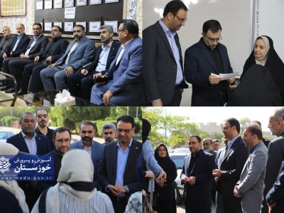 بازدید نماینده وزیر آموزش و پرورش از حوزههای آزمونهای نهایی نواحی ۳ و ۴ اهواز