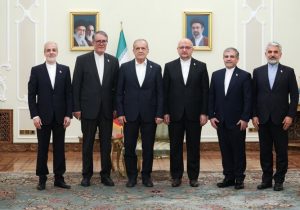 در آیین معارفه و بدرقه سفرای جدید در پنج کشور.